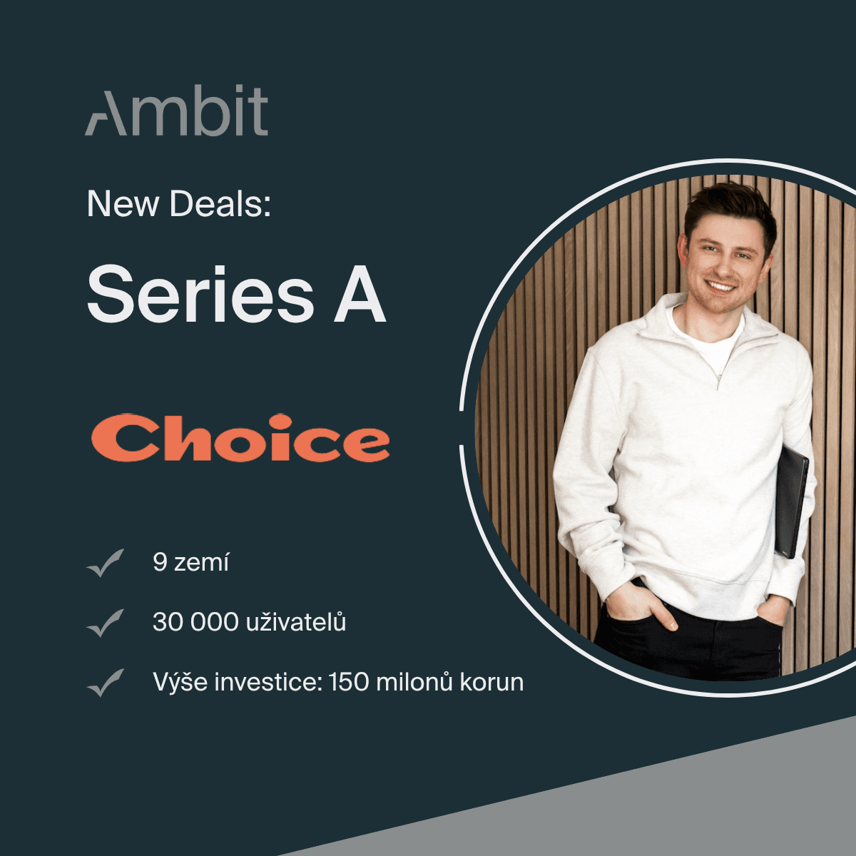 Zastupovali jsme ChoiceQR při Series A