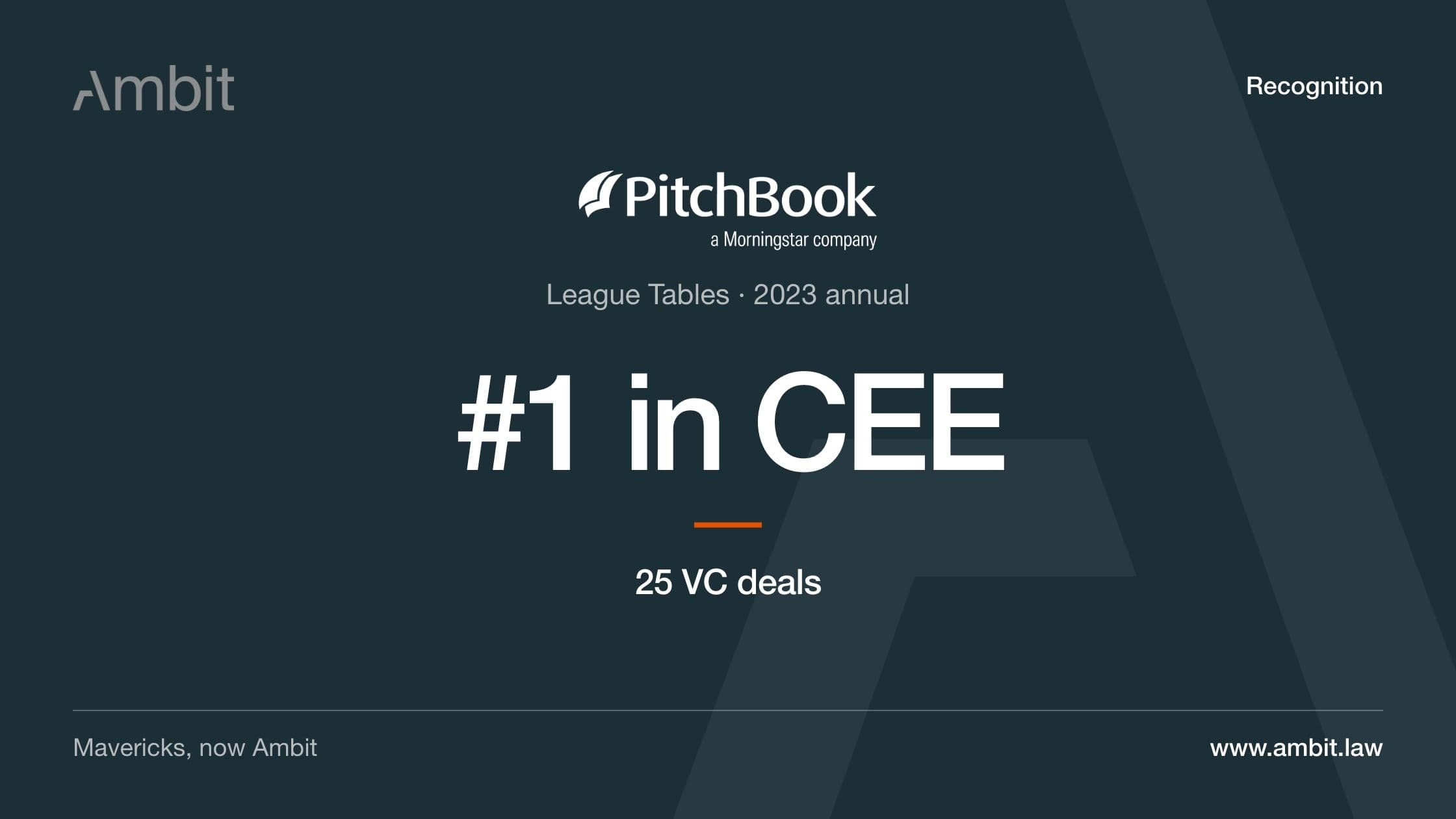 PitchBook League Tables 2023: first in CEE
