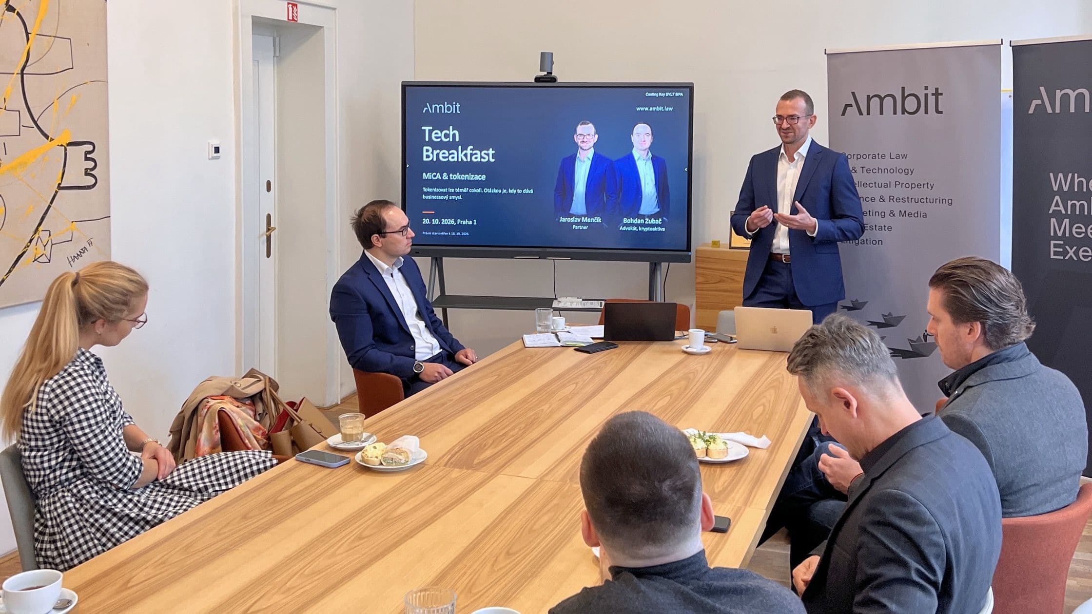 MiCA a tokenizace: ohlédnutí za Ambit Tech Breakfast