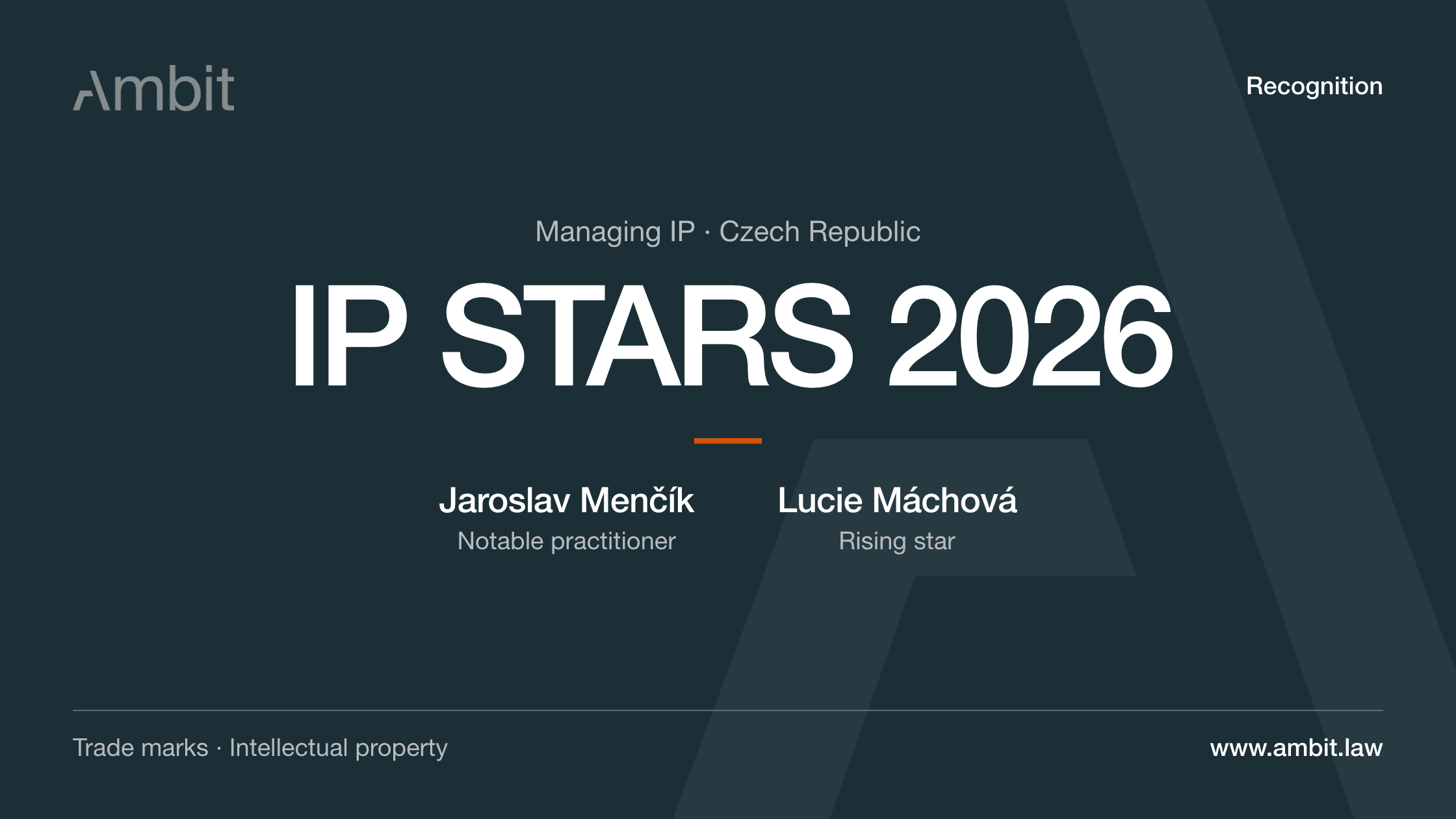 IP STARS 2026: Ambit recognised for trade marks