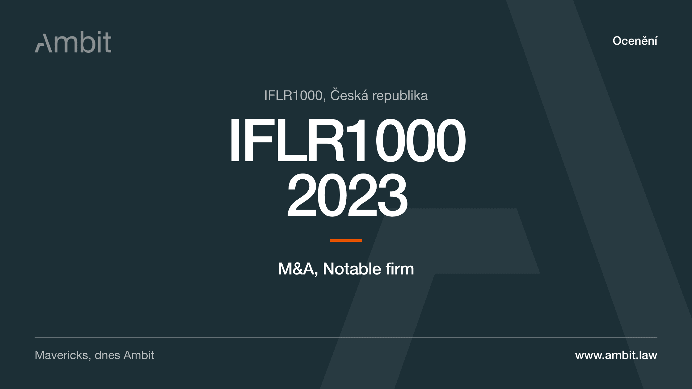 Mavericks poprvé v žebříčku IFLR1000